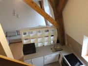 Furnished 2 room attic apartment with fitted kitchen in...