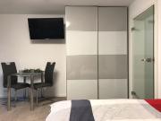 Furnished, bright 1 room flat with balcony and shared...