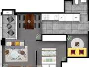 “Furnished! Luxury Large Size 1 Bedroom + 1 Study Apartment”