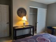FURNISHED ROOM, shared bath, pool, garage parking