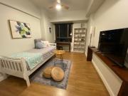 Furnished studio in Rockwell Arton Katipunan near Ateneo