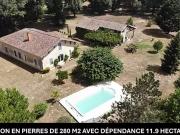 Gabarret 40310 Achat / Vente maison 7 pièces t7 piscine...