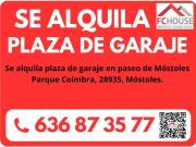 Garaje en alquiler en Móstoles, Coimbra Guadarrama