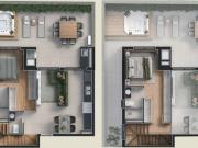 Garden com 2 suítes no bairro São Francisco PR