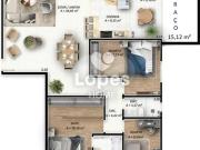 Garden Suspenso Novo no Água Verde | 3 Quartos 1 Suíte |...