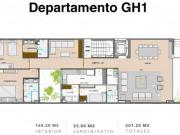 Gardenhouse de 2 recámaras + sala de tv en venta en Polanco