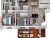 Gardens at Twin Lakes 2 Bedrooms 1 Bath Gardens at Twin Lakes 2 Bedrooms 1 Bath