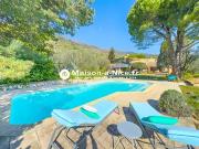 Gattières 06510 Achat / Vente maison 7 pièces t7 piscine