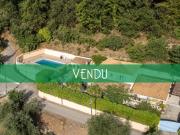 GATTIERES, Villa provençale individuelle avec piscine en pos