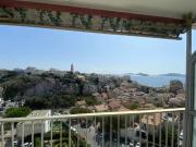 gd type 3/4 avec balcon et superbe vue mer