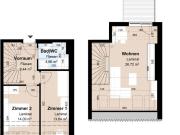 Geförderte Mansardenwohnung mit Terrasse im 4. Stock