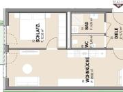 Geförderte Neubauwohnung mit Balkon im 1. Stock