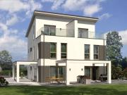 GEHOBENES DOPPELHAUS AUF 2,5 ETAGEN