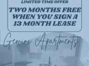 Gemini Apartments 2 Bedroom Apartment for Rent at 10045...