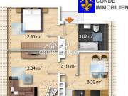 Gemütliche 48 m² Maisonette Wohnung mit Weitsicht in...