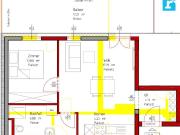 Gemütliche Wohnung in zentraler Lage mit Balkon !