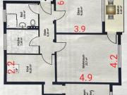 Gemütliche Wohnung mit Balkon in Radfeld