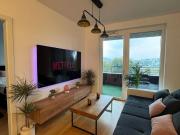 Gemütliche Wohnung mit Schlossberg Blick