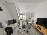 Generous top floor home in landmark industrial conversion