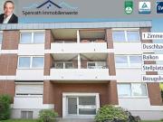 Gepflegte 1 Zimmer Wohnung mit Balkon, Stellplatz Bezugsfrei