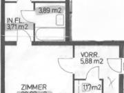 Gepflegte 2 Zimmer Wohnung mit Loggia und KFZ Stellplatz!