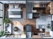 Geplante Wohnung Dachbodenrohling in zentraler Lage