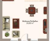 Geräumige 1 Raumwohnung inkl. EBK sucht Nachmieter !