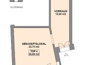 Geschäftslokal in Speisinger Straße