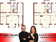 GEWERBEEINHEIT 197 m², 7 Zimmer, 2 Küchen, 2 WC Anlagen,...