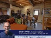 Gilhac et Bruzac 07800 Achat / Vente maison 4 pièces t4