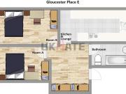 Gloucester Place E （Whole Property） Room 1 Room 2