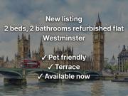 Gloucester Place, London W1U, 2 bed flat to rent, £4,350...