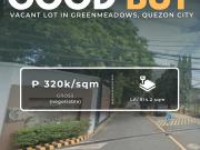 GOOD BUY! Vacant Lot in Greenmeadows, Quezon City