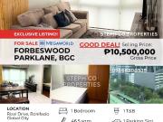 Good Deal! BGC 1 Bedroom at Forbeswood Parklane, for... Good Deal! BGC 1 Bedroom at Forbeswood Parklane, for...