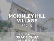 Good deal! McKinley Hill Village 4 Bedroom House and Lot...