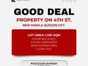 GOOD DEAL Property on 4th St Brgy. Mariana, New Manila,...