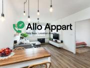 Grand T2 meublé lumineux avec bureau – 49 m² – Rennes...