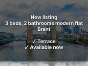 Granville Road, London NW6, 3 bed flat to rent, £3,900...