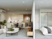 Great separation of living space and bedrooms + double...