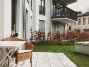 Green oasis in Berlin: a one room apartment with a large...