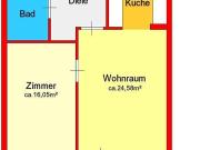 großzügige 2 Zimmerwohnung mit Balkon und Tiefgarage am...