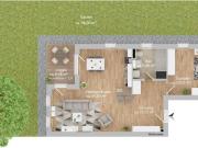 Großzügige 2 Zimmerwohnung mit tollem Garten ca. 98qm