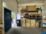 Großzügige Lagerflächen mit direktem Rampenzugang