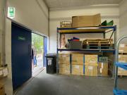 Großzügige Lagerflächen mit direktem Rampenzugang
