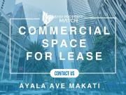 Ground Floor Commercial Space for Rent Makati near Ayala Ave