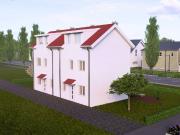 Grundstück mit Neubau Projektierung für Doppelhaushälfte
