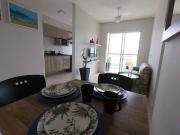 Há 50 metros da praia, 16º andar com vista pro mar