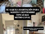 Habitación en piso compartido en madrid