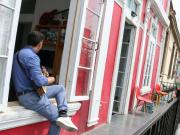 habitación individual, cama dos plazas en casa patrimonial