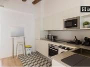 Habitación individual coliving en el Barrio Gótico